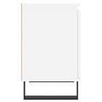 vidaXL Table de chevet blanc 40x30x50 cm bois d’ingénierie