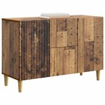 vidaXL Buffet Bois ancien 89 x 34 5 x 60 cm Bois d'ingénierie