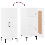 vidaXL Buffet blanc 34 5x34x90 cm bois d'ingénierie