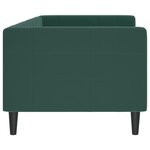 vidaXL Lit de repos vert foncé 80x200 cm velours