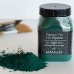 Pigment pour création de peinture - pot 130 g - Vert anglais foncé