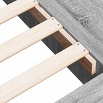 vidaXL Cadre de lit sonoma gris 160x200 cm bois d'ingénierie