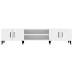 vidaXL Meuble TV blanc 180x31 5x40 cm bois d'ingénierie