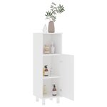 vidaXL Ensemble de meubles de bain 3 Pièces Blanc Bois d'ingénierie