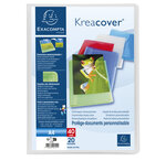 Protège-documents En Polypropylène Semi Rigide Kreacover® Chromaline 40 Vues - A4 - Couleurs Assorties - X 20 - Exacompta