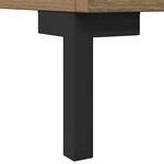 vidaXL Meuble TV chêne artisanal 150x30x50 cm bois d'ingénierie