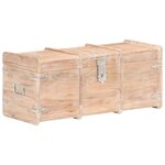 vidaXL Coffre de rangement 90x40x40 cm bois d'acacia solide