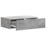 vidaXL Table d'appoint murale 59 x 34 5 x 17 cm Bois d'ingénierie