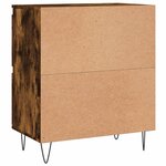vidaXL Buffets 2 Pièces chêne fumé bois d'ingénierie