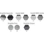 Kit PITT GRAPHITE petit, étui de 11 pièces FABER-CASTELL