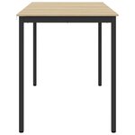 vidaXL Table de salle à manger / Table de repas Bois d'ingénierie