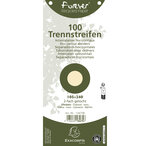 Paquet 100 Fiches Intercalaires Horizontales Unies Perforées Forever - 105x240mm - Bulle - X 12 - Exacompta