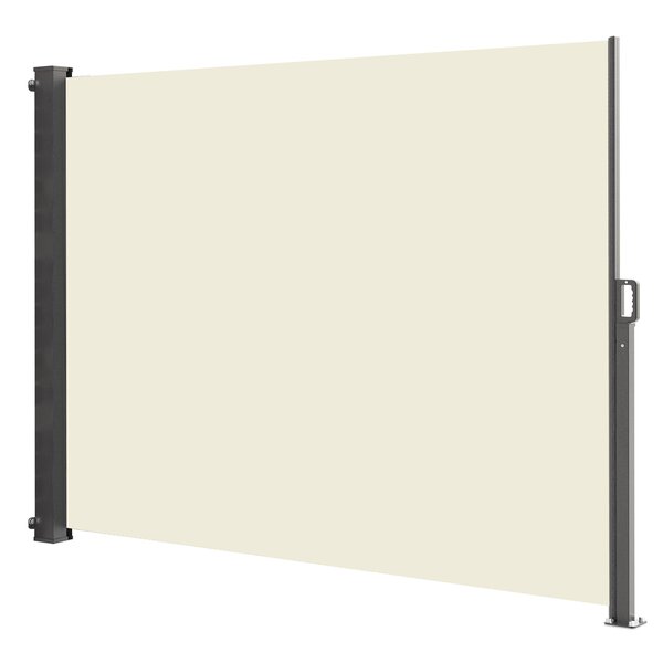 Paravent extérieur rétractable phoenix crème  400 x 180 cm