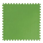 Bestway protecteurs de sol de piscine 8 pcs 81 x 81 cm vert