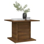 vidaXL Table basse chêne marron 55 5x55 5x40 cm bois d'ingénierie