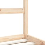 vidaXL Cadre de lit pour enfant 90x190 cm Bois de pin massif