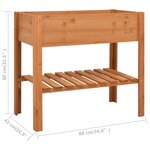 vidaXL Jardinière 88x43x80 cm Bois de sapin