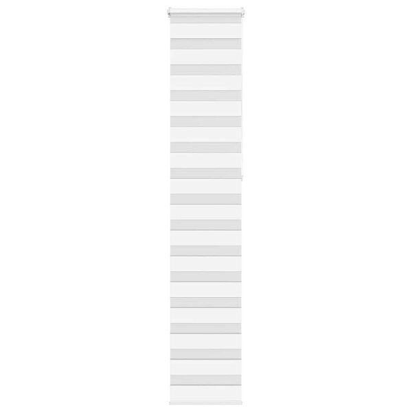 vidaXL Store zèbre blanc 40x230 cm largeur du tissu 35 9 cm polyester