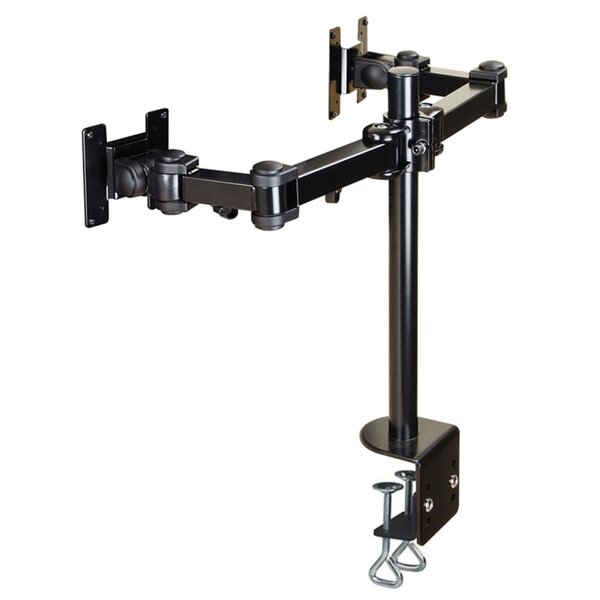 Newstar support de bureau dual réglable moniteur 10"-27" 10-43 cm noir