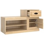 vidaXL Armoire à chaussures chêne sonoma 100x42x60cm bois d'ingénierie