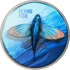 Monnaie FLYING FISH 1 Oz Argent 1000 Francs Cameroon 2026 (PRÉCOMMANDE)