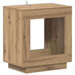 vidaXL Table d'appoint Chêne artisanal 60 x 40 x 65 cm