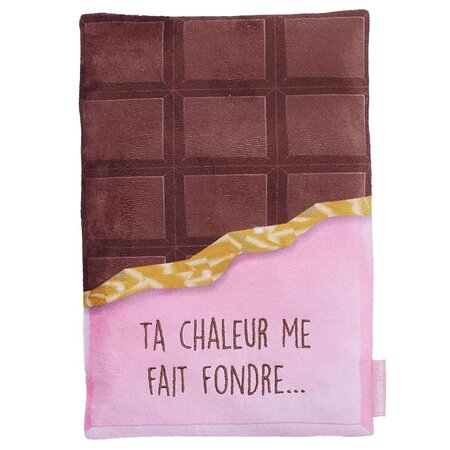 Bouillotte tablette de chocolat - les vilaines filles
