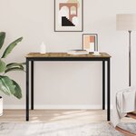 vidaXL Table de salle à manger / Table de repas Bois d'ingénierie