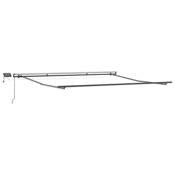 vidaXL Auvent avec Anthracite 5 × 3 5 m Métal
