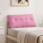 vidaXL Coussin de Dos Rose 100 x 19 x 50 cm tissu