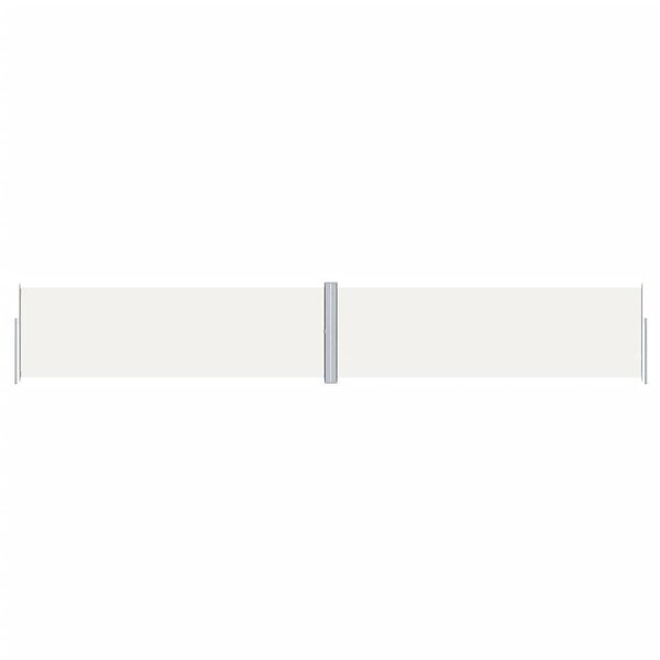 vidaXL Auvent latéral rétractable Crème 160x1000 cm