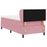 vidaXL Lit à ressorts avec matelas gris foncé 80x200 cm en velours