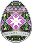 Pièce de monnaie en Argent 20 Dollars g 31.82 Millésime 2024 Pysanka PYSANKA