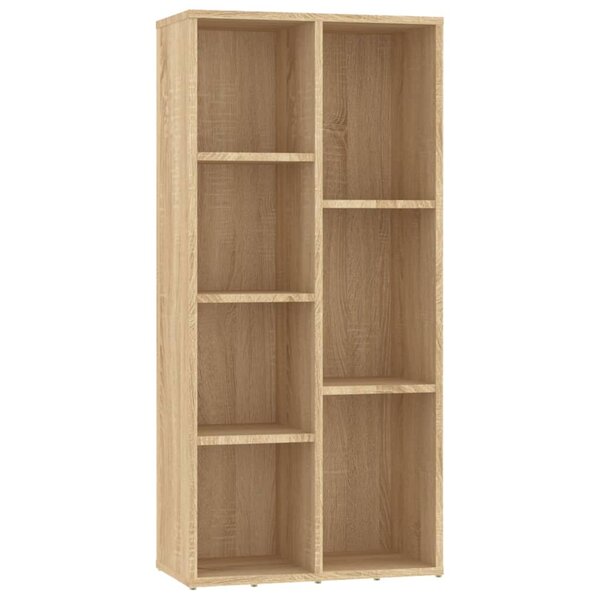 vidaXL Bibliothèque Chêne Sonoma 50x25x106 cm Bois d’ingénierie