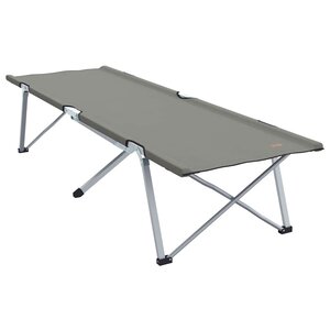 vidaXL Lit de camping pliant Gris 62 x 194 x 42 cm Tissu Oxford