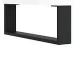 vidaXL Armoire de bain blanc brillant 58x33x60 cm bois d'ingénierie
