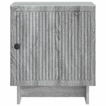 vidaXL Cabinet de chevet 2 Pièces Sonoma gris 43 x 34 5 x 50 cm