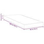 vidaXL Matelas Blanc 90 x 200 cm Mousse