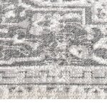 vidaXL Tapis à tissage plat d'extérieur 80x250 cm Gris clair