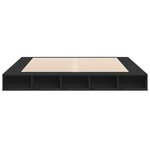 vidaXL Cadre de lit sans matelas noir 200x200 cm