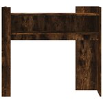 vidaXL Table console chêne fumé 100x35x90 cm bois d'ingénierie