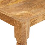vidaXL Table basse Marron 100 x 55 x 77 cm bois de manguier massif