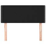 vidaXL Tête de lit Noir 80x5x78/88 cm Tissu