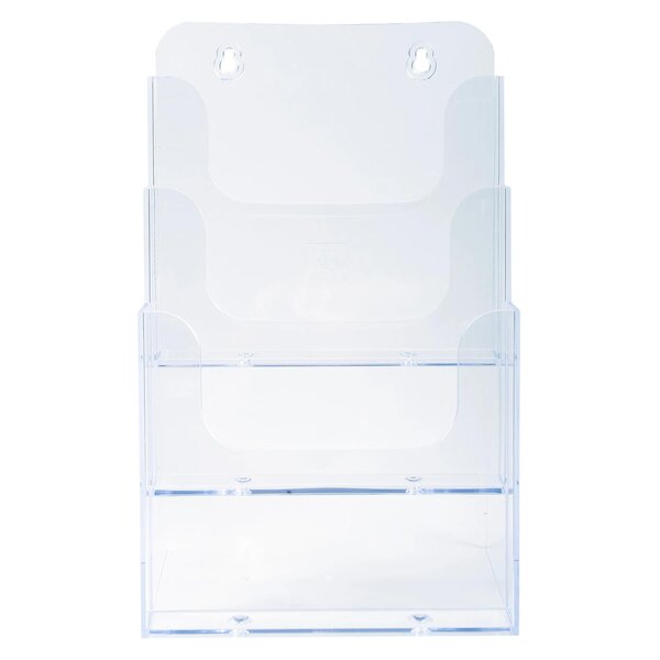 Distributeur De Prospectus 3 Compartiments A5 - Cristal - Exacompta