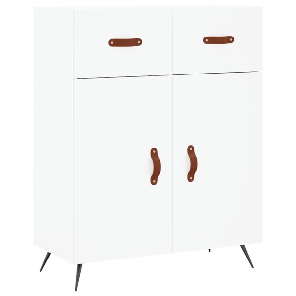 vidaXL Buffet blanc 69 5x34x90 cm bois d'ingénierie