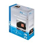 ProPlus Housse pour 2 vélos sur porte-bagages arrière poche fendue