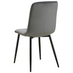 Chaise Salle à Manger Gris Design Moderne
