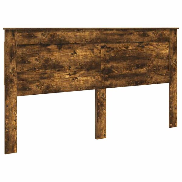 vidaXL Tête de lit Chêne fumé 200 cm Bois d'ingénierie