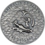 Pièce de monnaie en Argent 20 Dollars g 93.3 (3 oz) Millésime 2023 Underwater Fantasy MERMAIDS