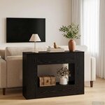 vidaXL Chêne Noir 101 x 30 x 74 cm